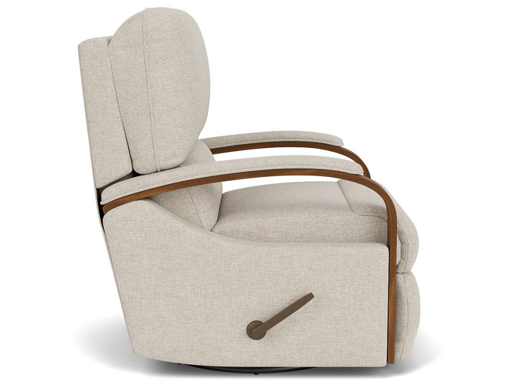 Woodlawn Fabric Swivel Gliding Recliner - image 2