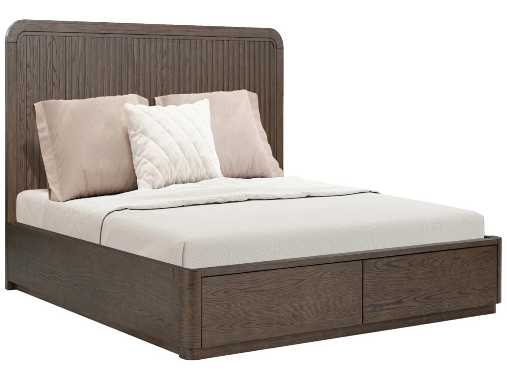 Athens Queen Panel Storage Bed - main image