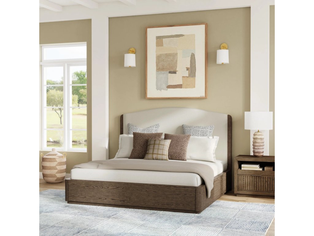 Athens King Upholstered Bed - image 1