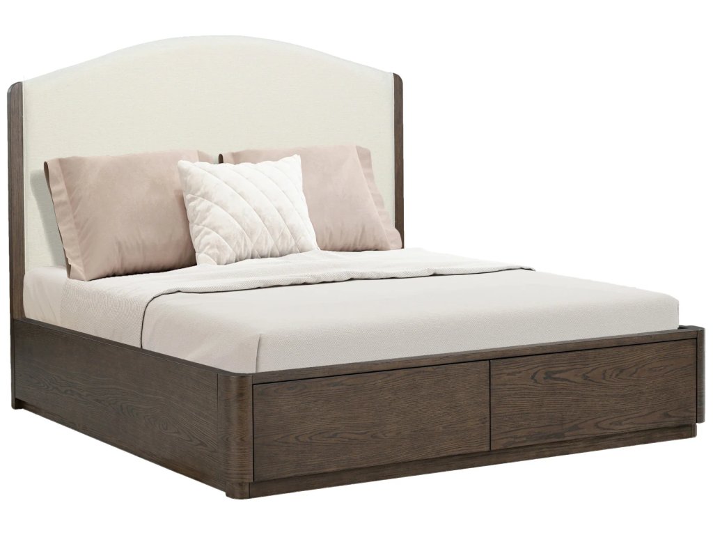 Athens Queen Upholstered Storage Bed - main image