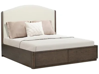 Athens Queen Upholstered Storage Bed