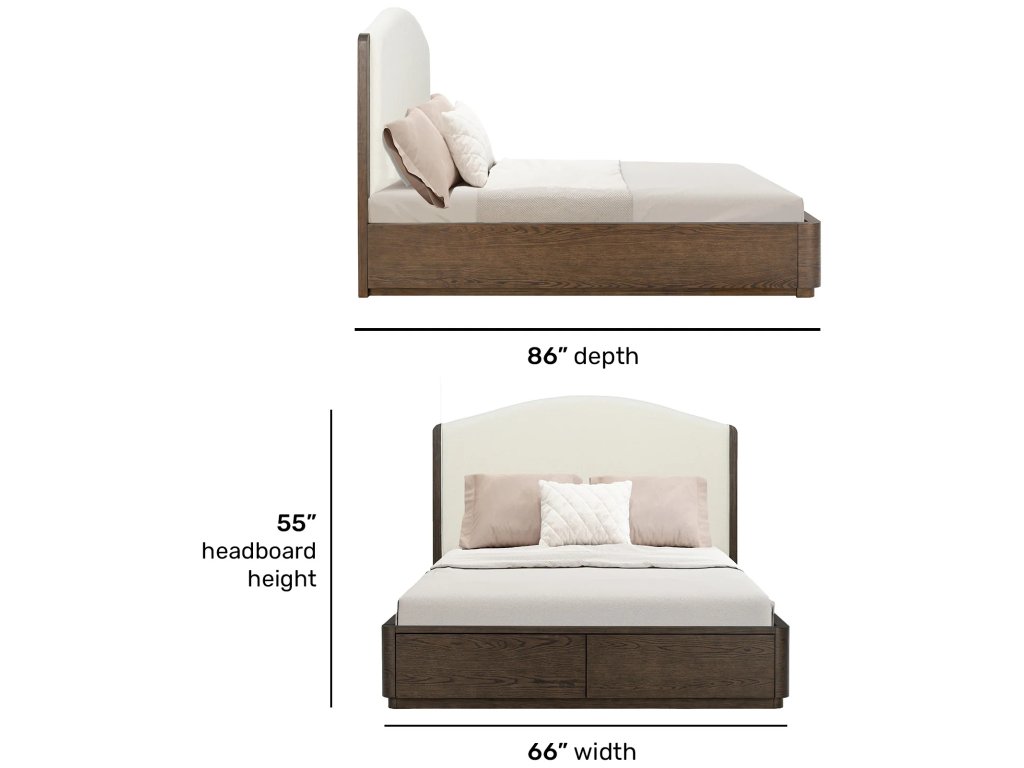 Athens Queen Upholstered Storage Bed - image 4