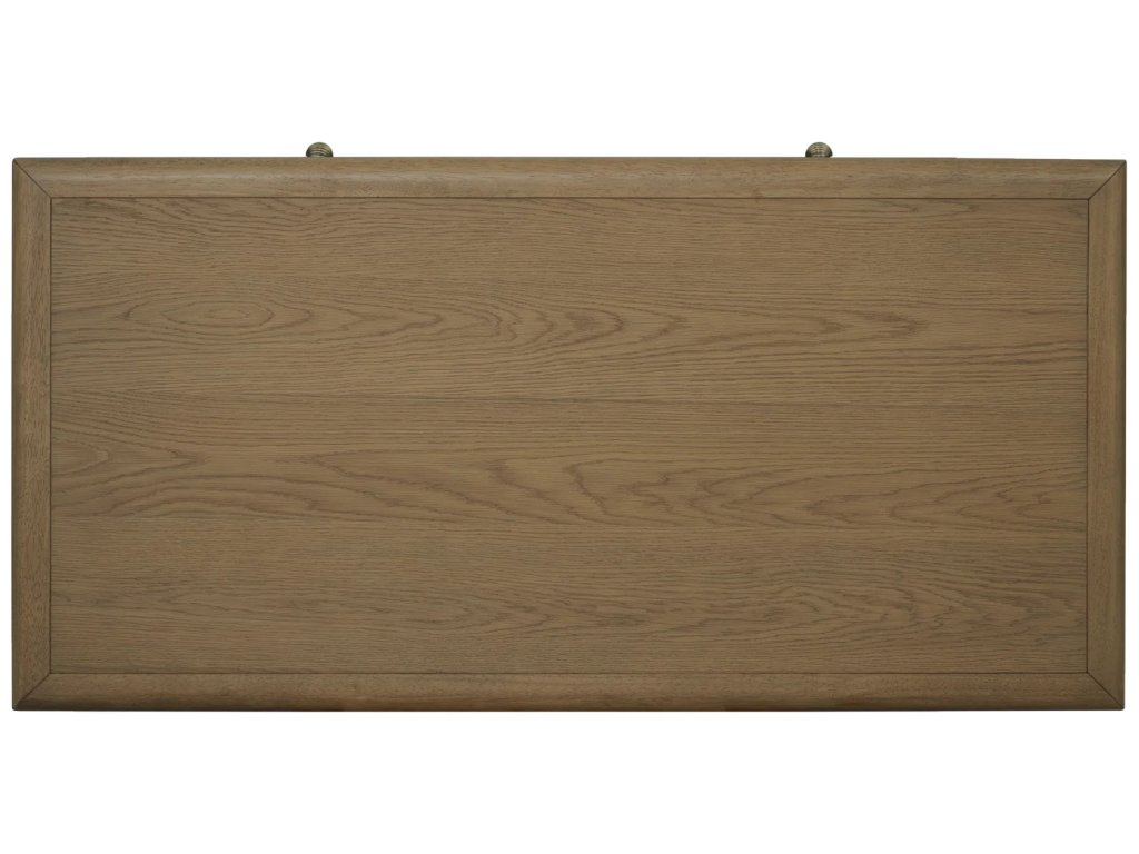 Reed Rectangular Coffee Table with Casters - image 4