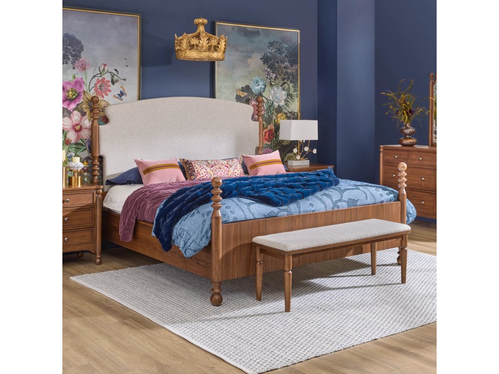 Azalea King Upholstered Bed - image 1
