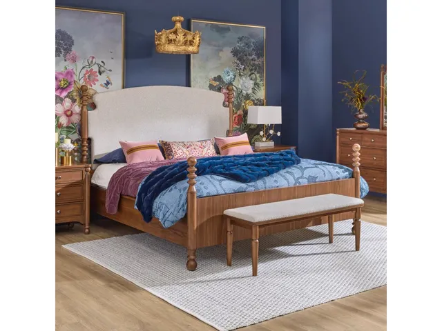 Azalea King Upholstered Bed