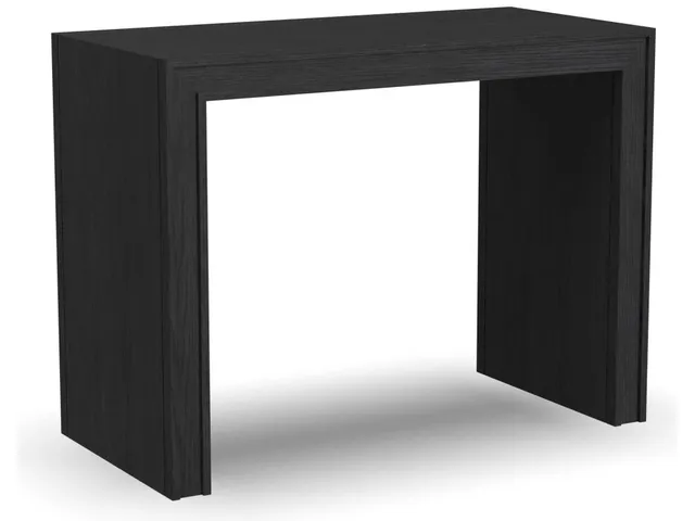 Waterfall Black Accent Table