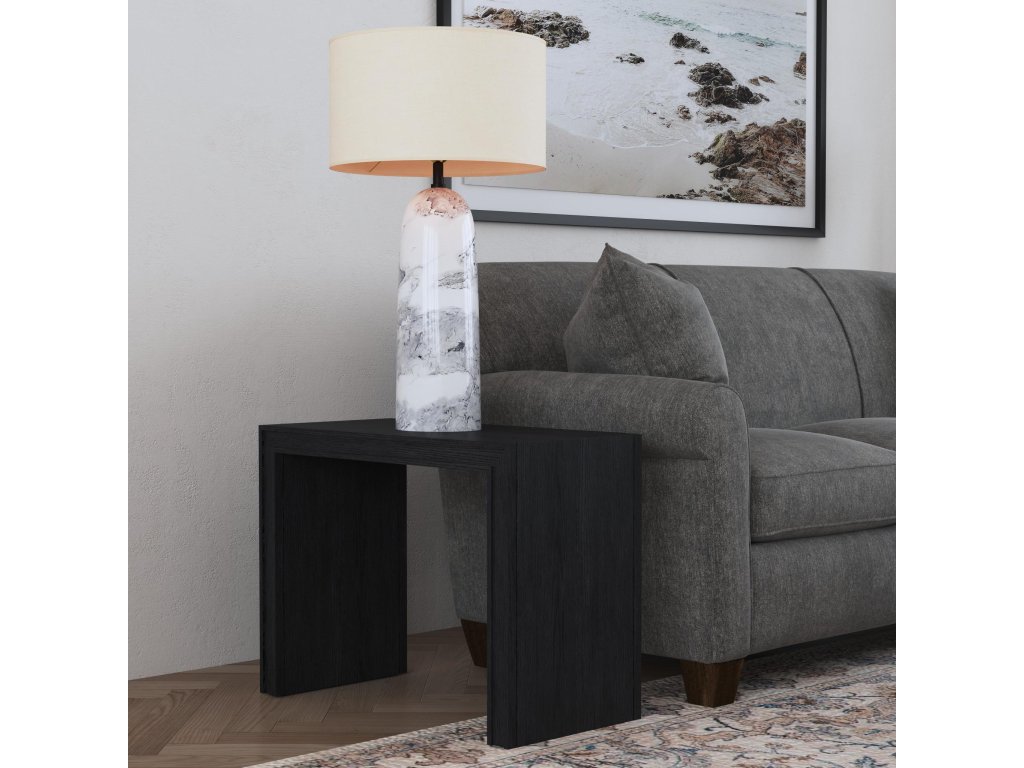 Waterfall Black Accent Table - image 1