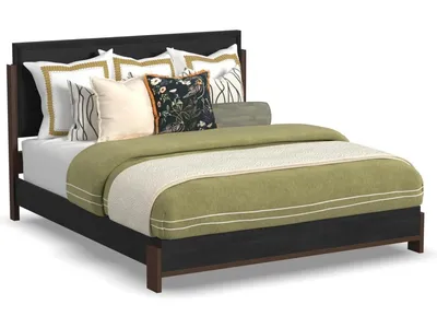 Waterfall King Panel Bed