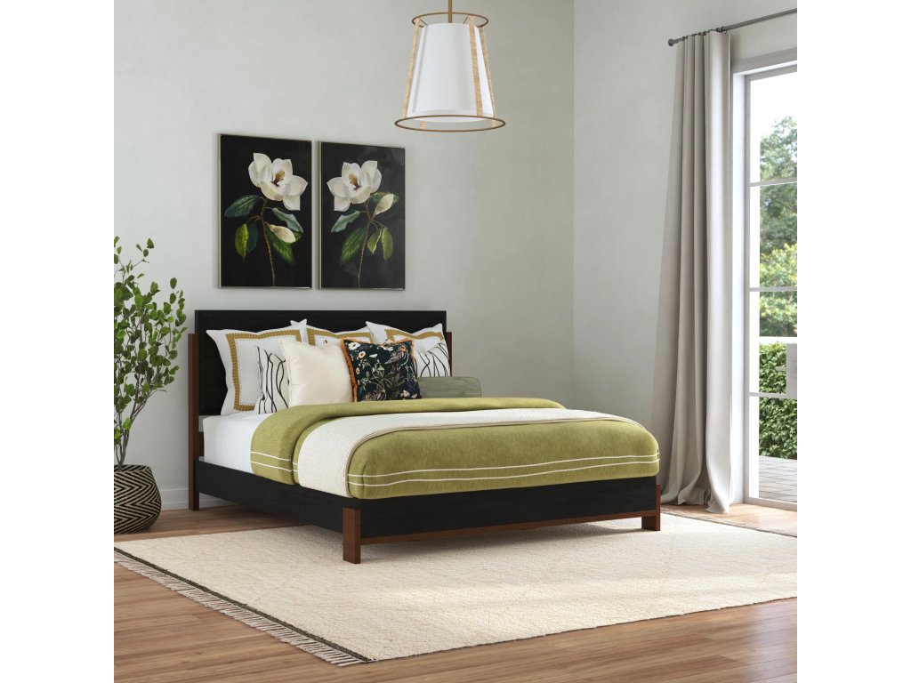 Waterfall King Panel Bed - image 1