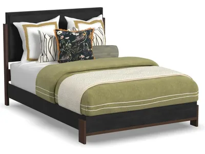 Waterfall Queen Panel Bed