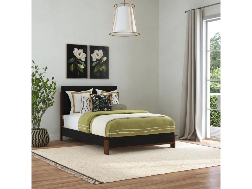 Waterfall Queen Panel Bed - image 1