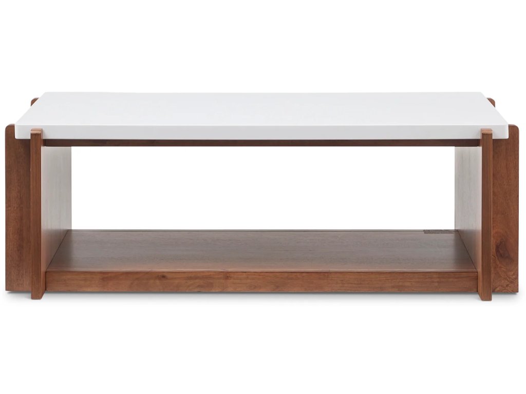 Lincoln Rectangular Coffee Table with Casters - image 2