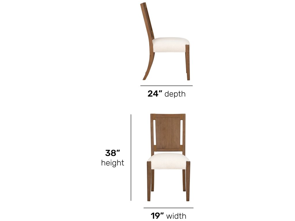 Lincoln Pair of Upholstered Dining Chairs - image 4
