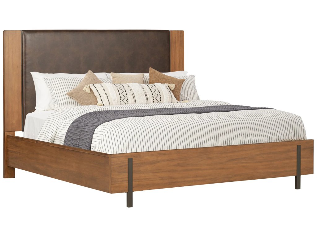 Lincoln King Upholstered Bed - main image