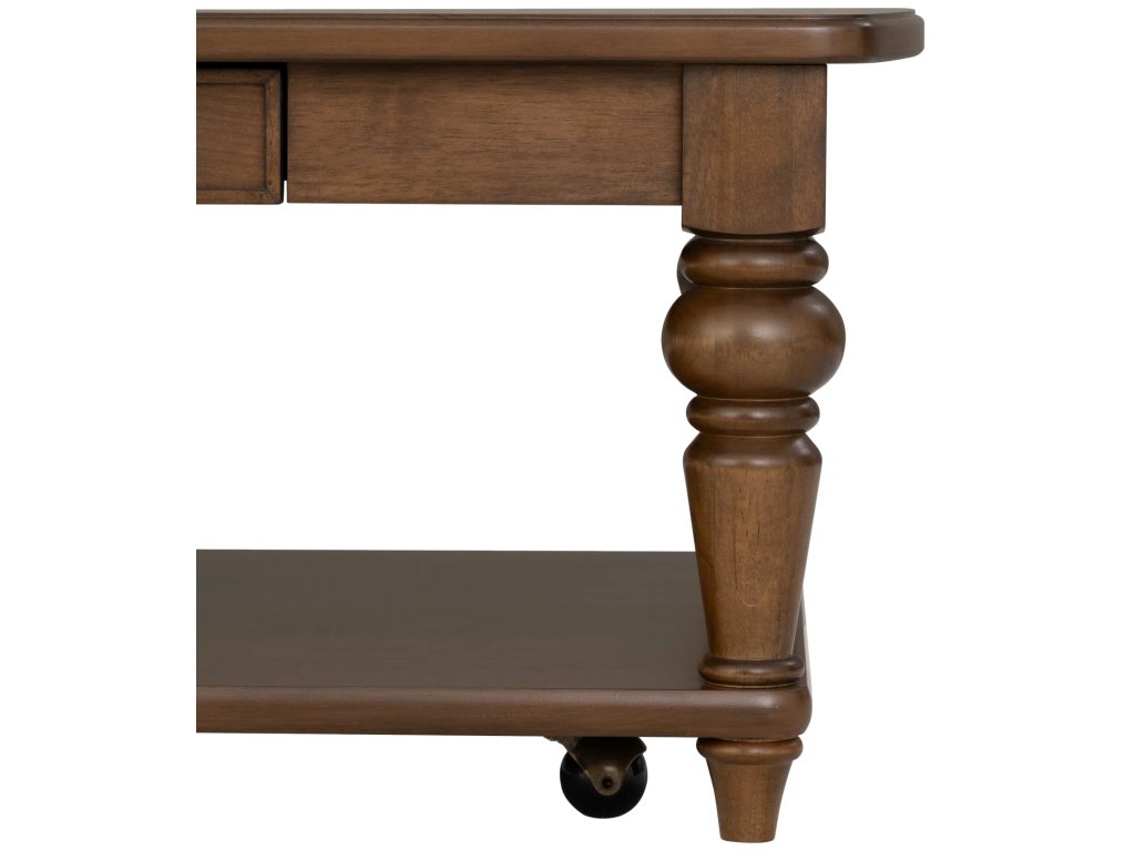 Bellevue Rectangular Coffee Table with Casters - image 9