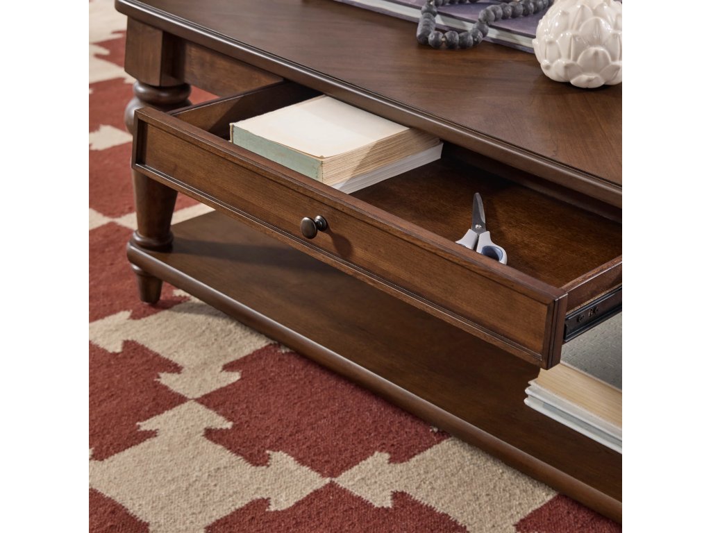 Bellevue Rectangular Coffee Table with Casters - image 5