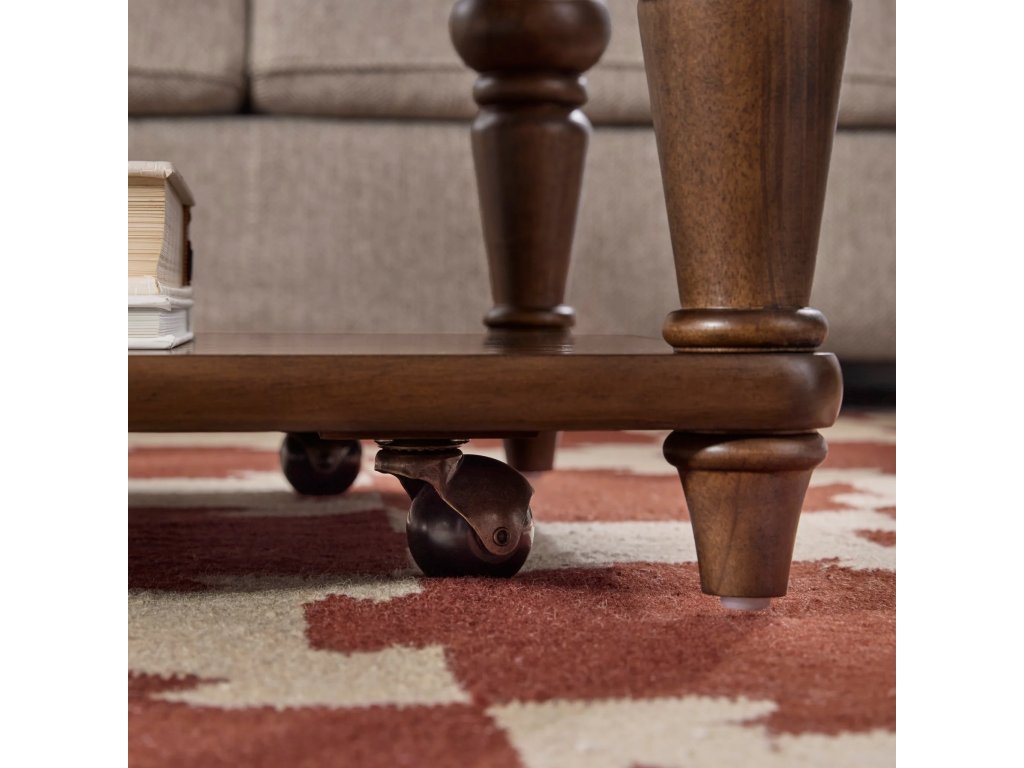 Bellevue Rectangular Coffee Table with Casters - image 6