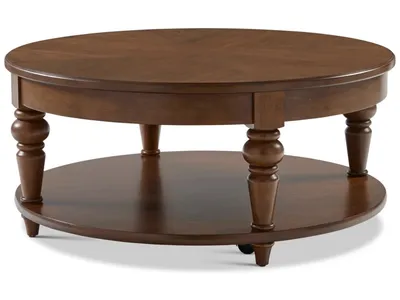 Bellevue Round Coffee Table with Casters