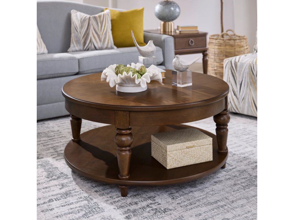 Bellevue Round Coffee Table with Casters - image 1