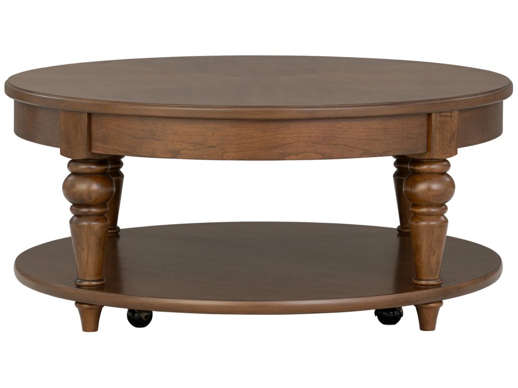 Bellevue Round Coffee Table with Casters - image 2