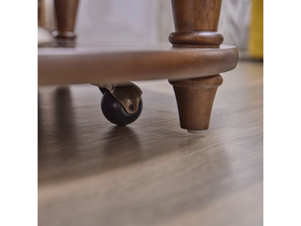 Bellevue Round Coffee Table with Casters - image 4