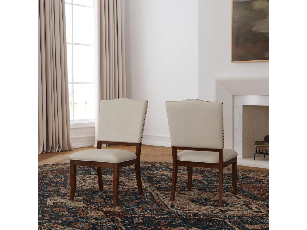 Bellevue Pair of Upholstered Dining Chairs - image 6