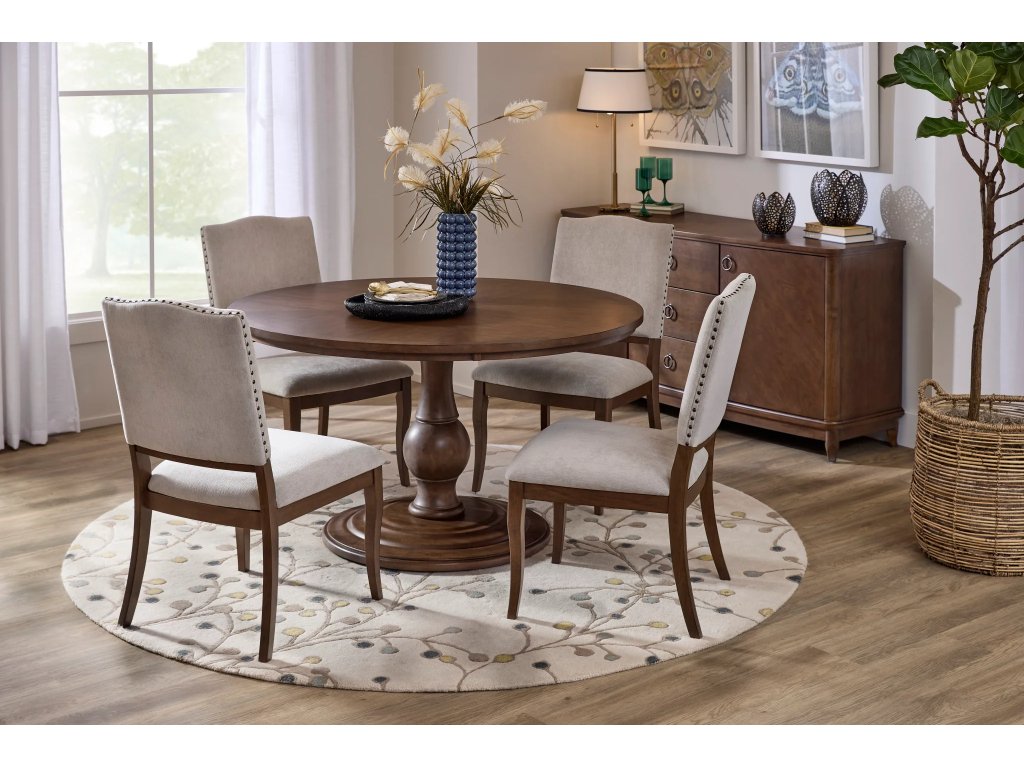 Bellevue Pair of Upholstered Dining Chairs - image 7
