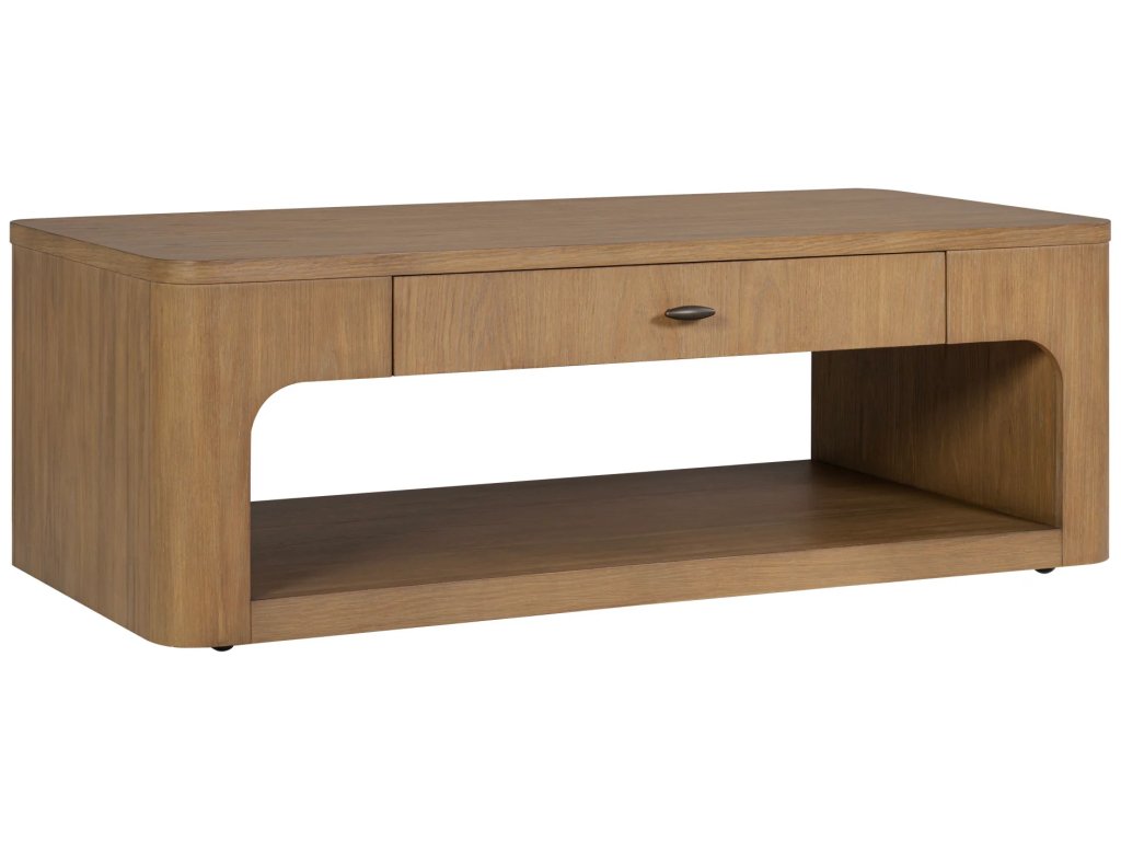 Normandy Brown Rectangular Coffee Table - main image