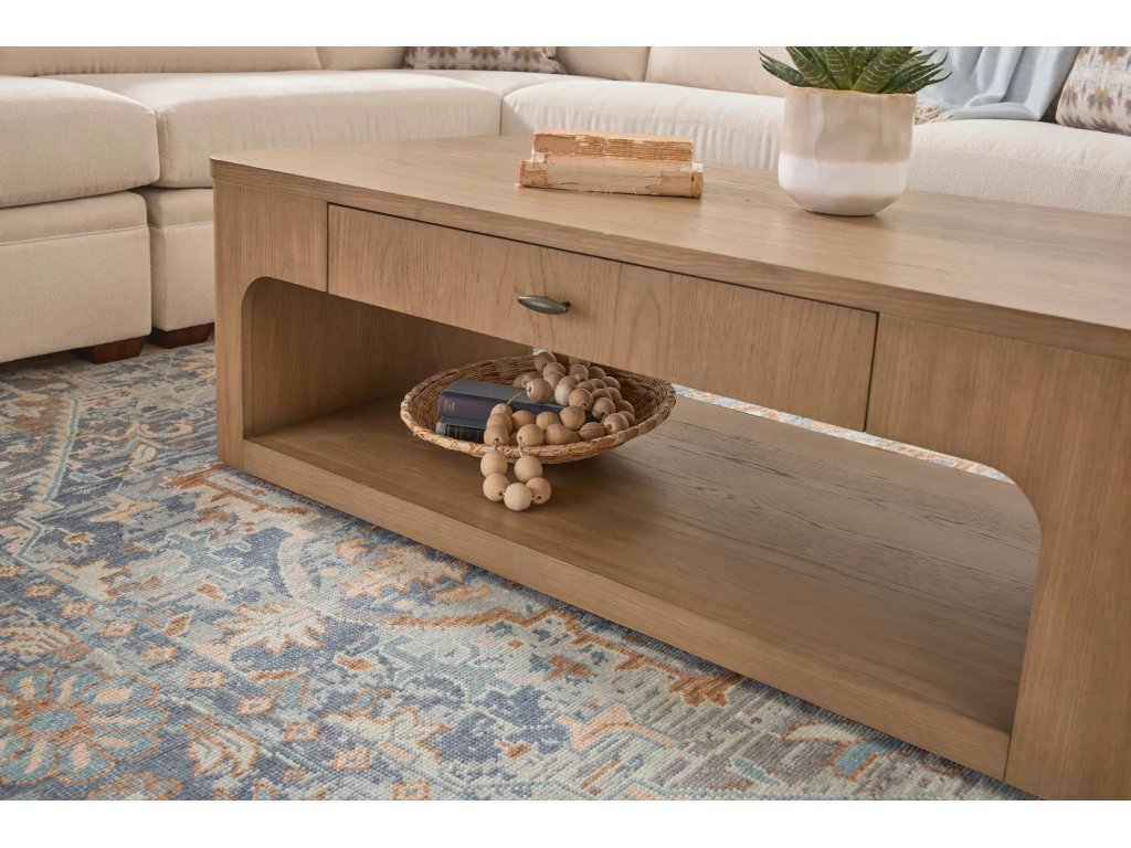 Normandy Brown Rectangular Coffee Table - image 4