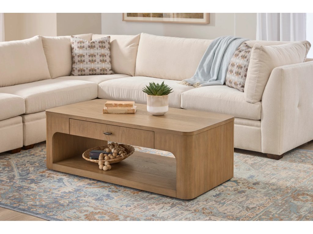Normandy Brown Rectangular Coffee Table - image 7