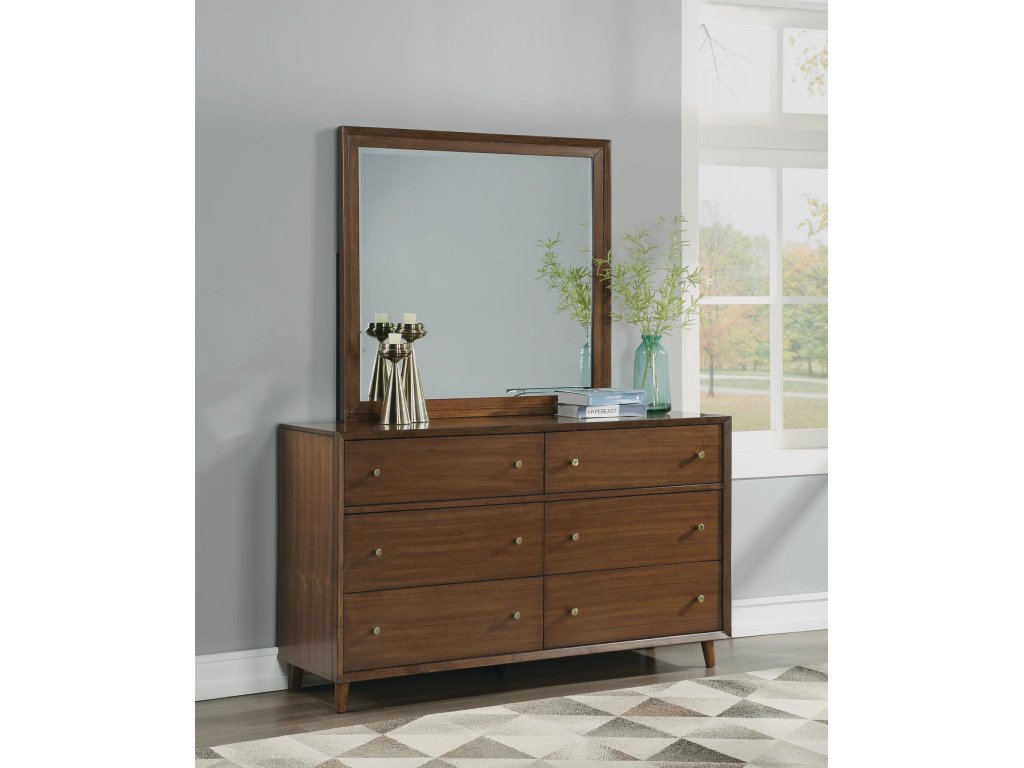 Ludwig Brown Mirror - image 1