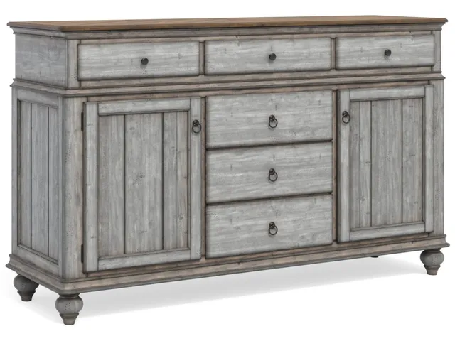 Plymouth Gray Buffet