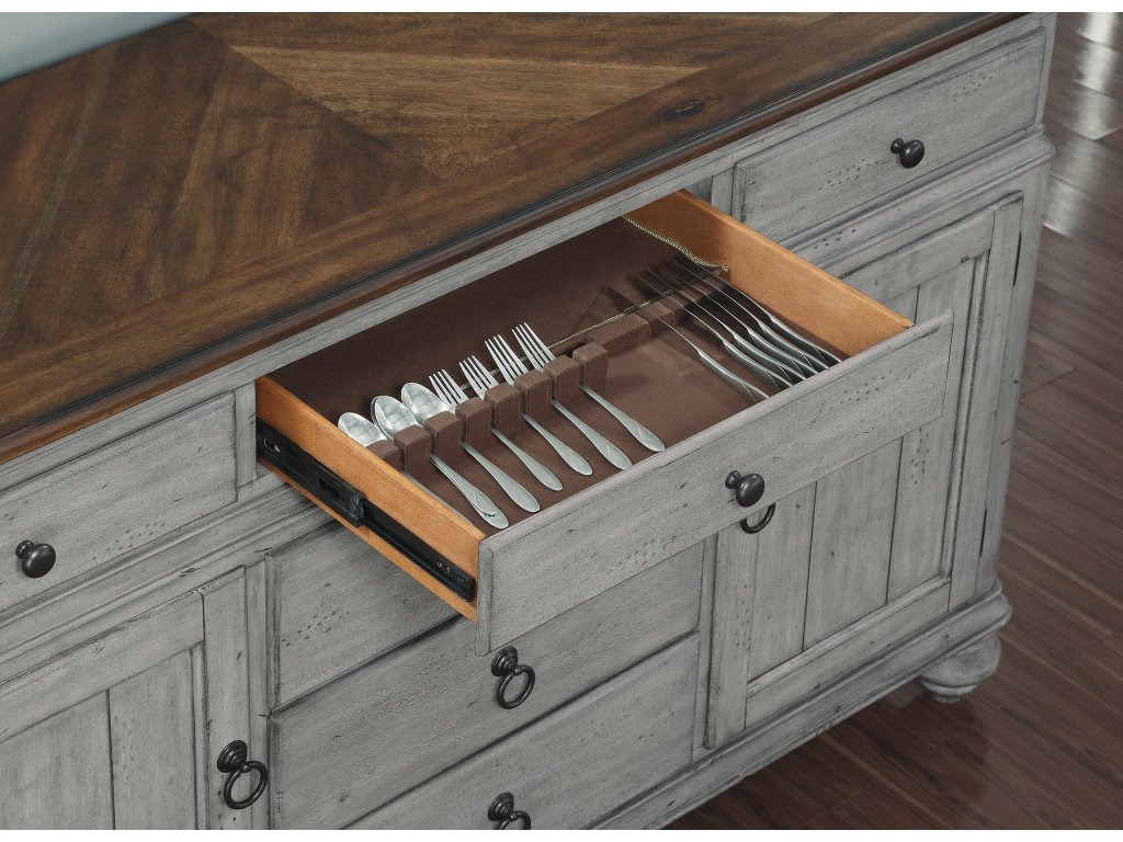 Plymouth Gray Buffet - image 4