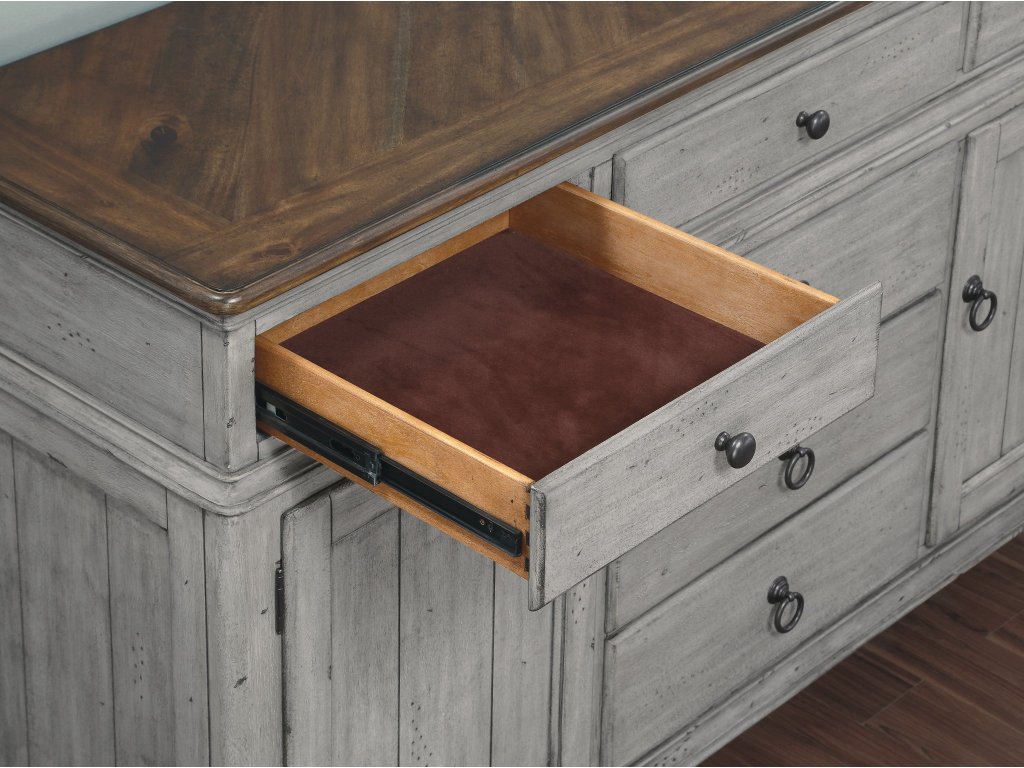 Plymouth Gray Buffet - image 5