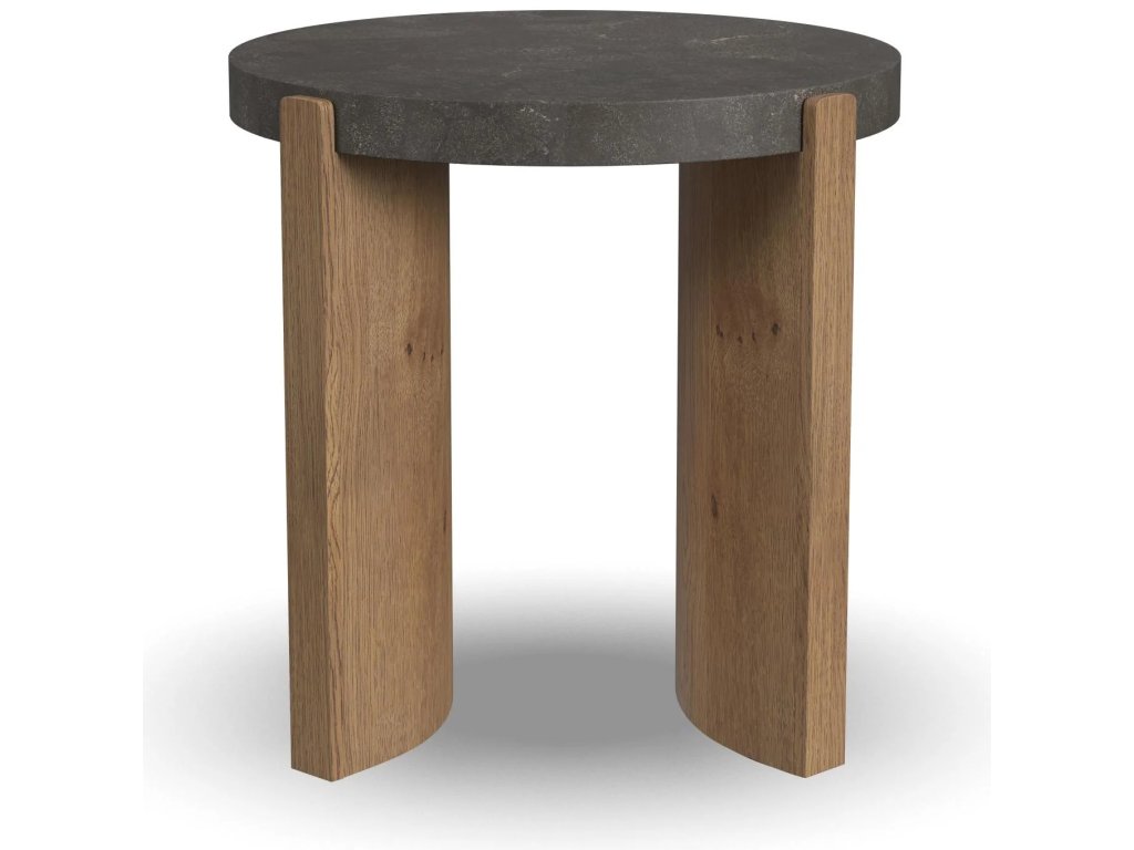 Eclipse Brown Round End table - image 2