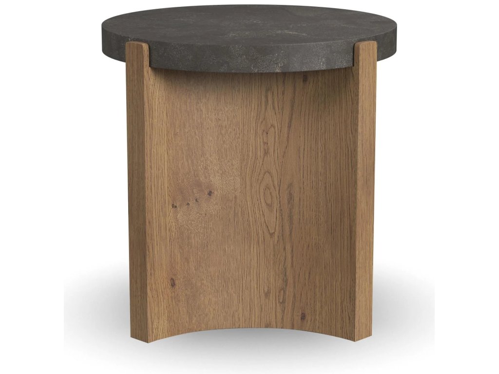 Eclipse Brown Round End table - image 3