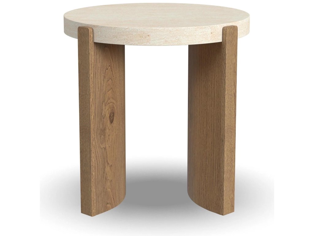 Eclipse Brown Round End table - image 2