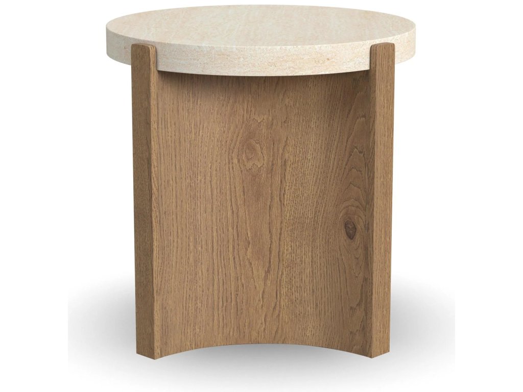 Eclipse Brown Round End table - image 3