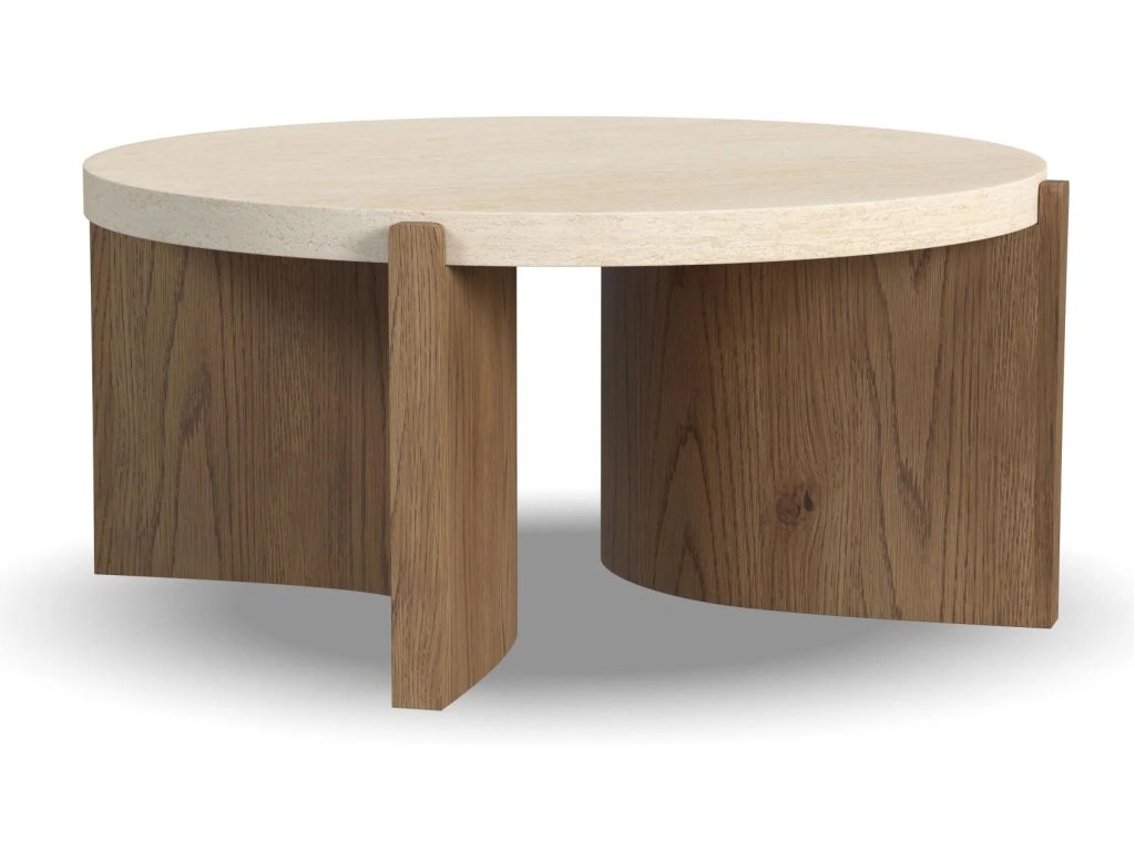 Eclipse Brown Round Coffee table - main image