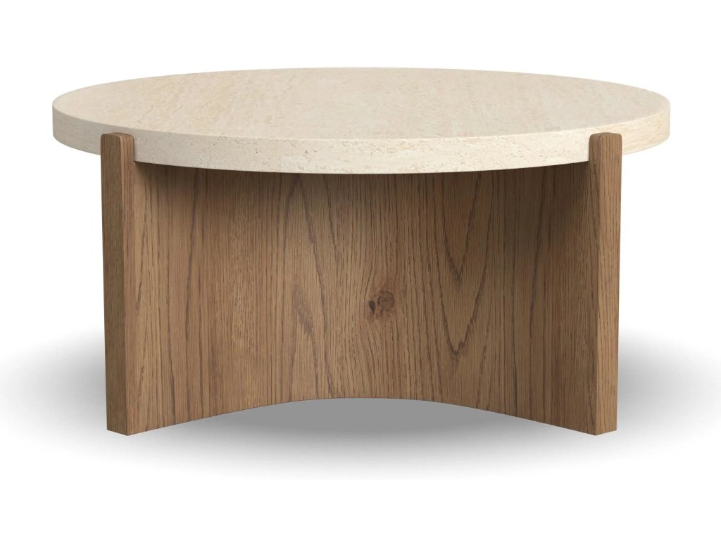 Eclipse Brown Round Coffee table - image 3