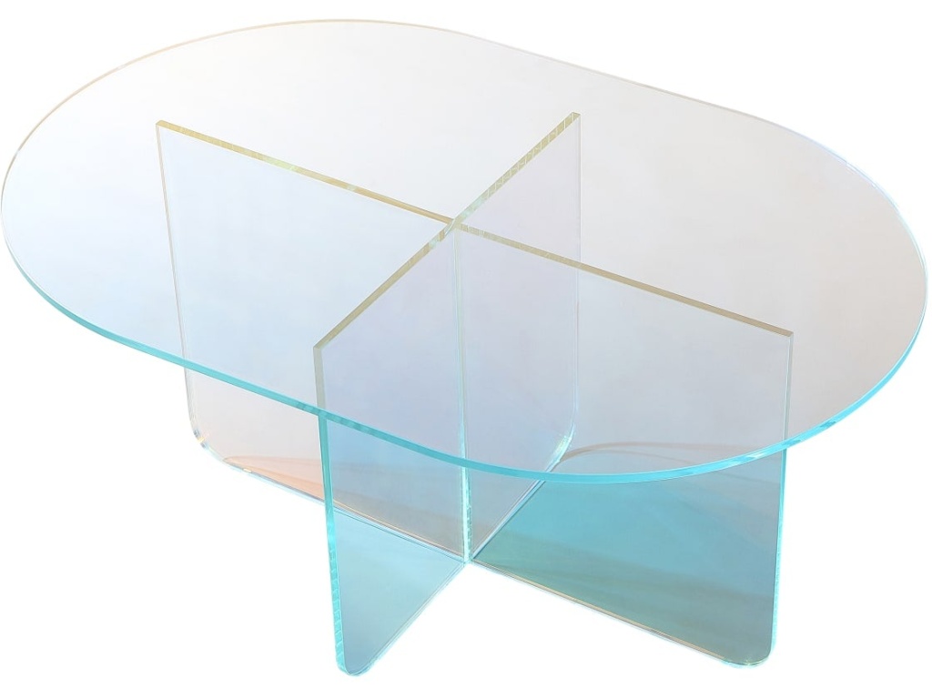 Fomo Coffee Table in Iridescent Glass - image 2