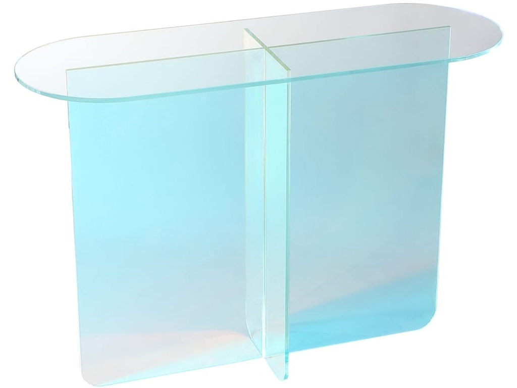 Fomo Console Table in Iridescent Glass - image 2