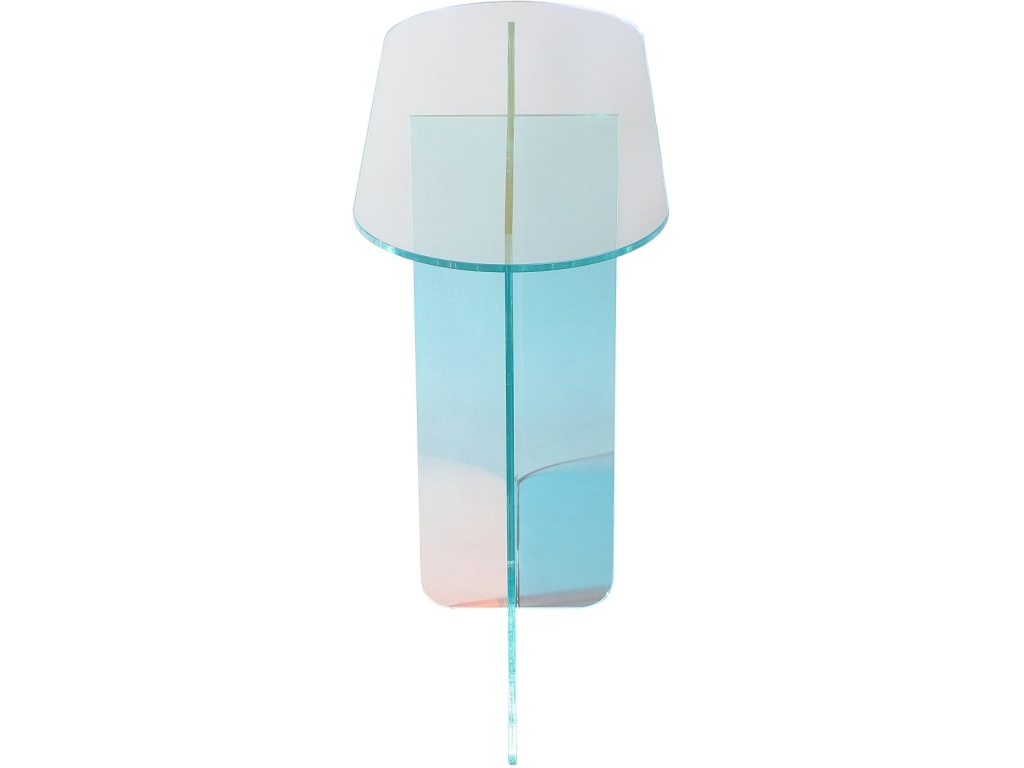 Fomo Console Table in Iridescent Glass - image 3