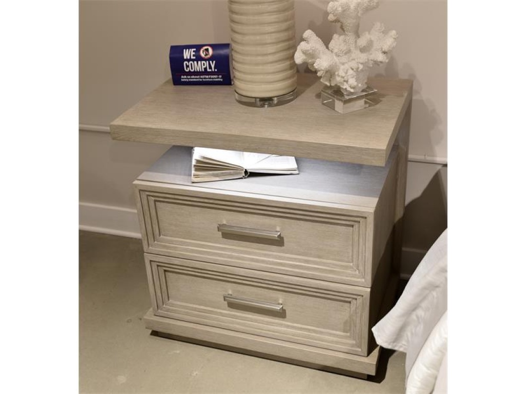 Two Drawer Nightstand - image 1