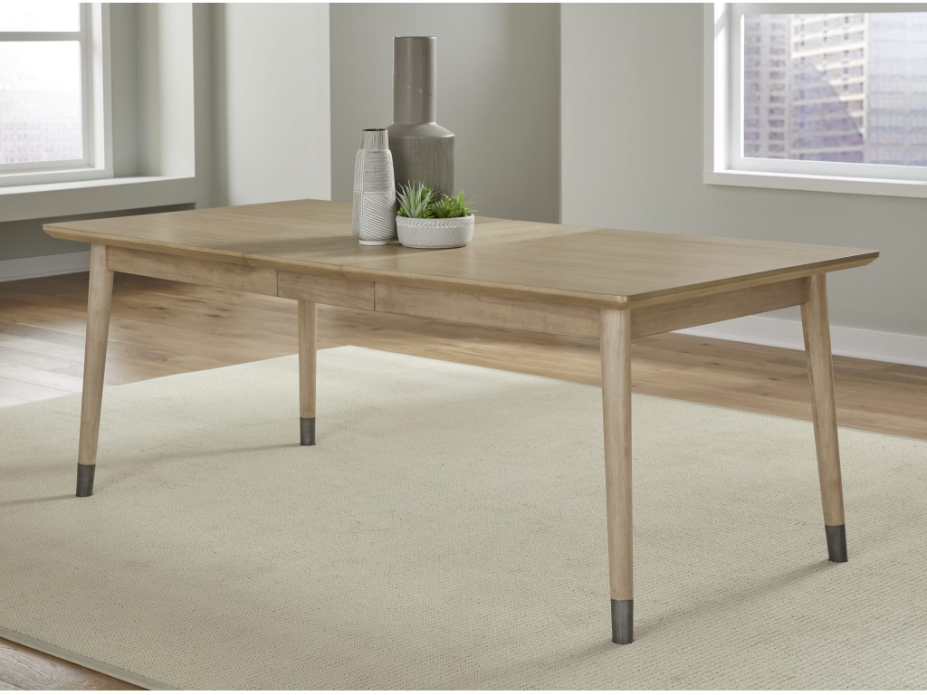Franklin Extendable White Oak Dining Table in Au Natural - image 1