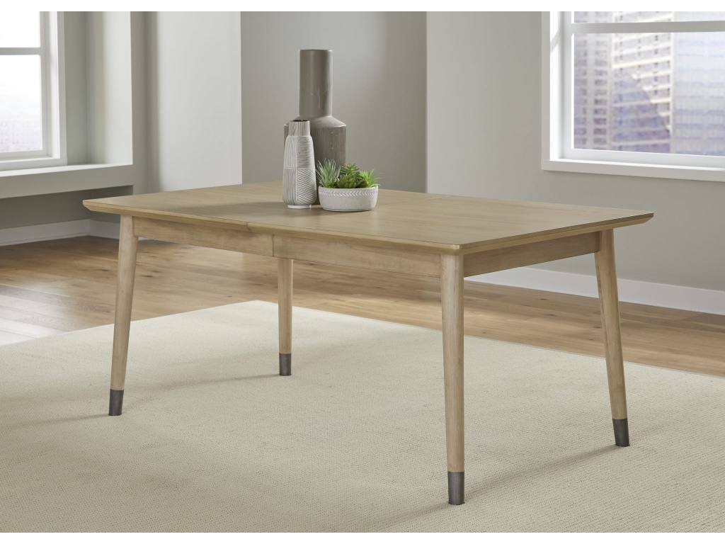 Franklin Extendable White Oak Dining Table in Au Natural - main image