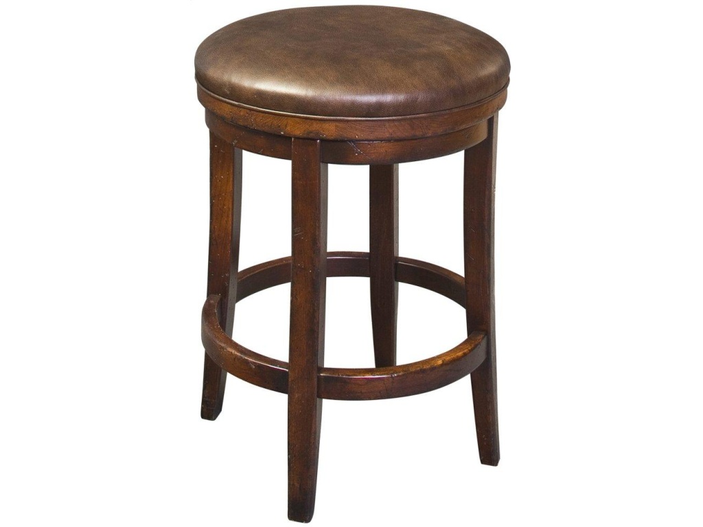 30" Milano Round Swivel Bar Stool - image 1