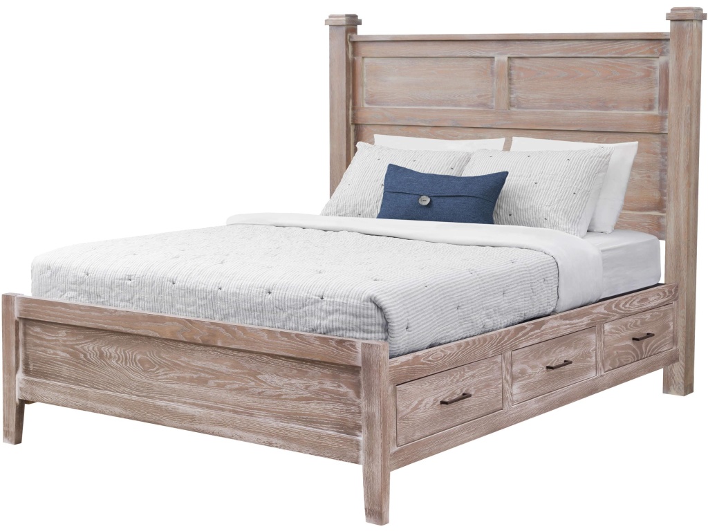 Zimmerman Chair Panel Bed With Storage Drawers, alternate view 2