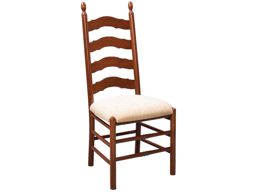 Zimmerman Chair French Country Ladderback Arm Chair, alternate view 3