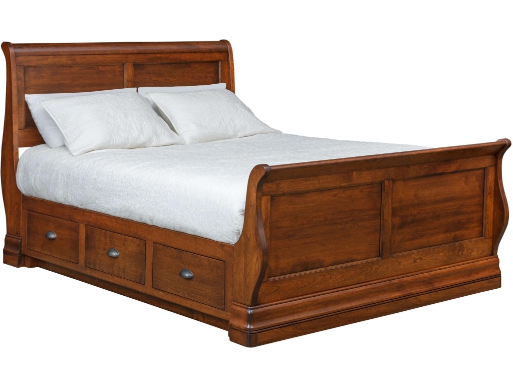 Sleigh Bed With Regular Footboard - image 2